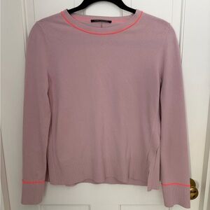 Luisa Cerano Women's Pink Sweater with Neon Accents